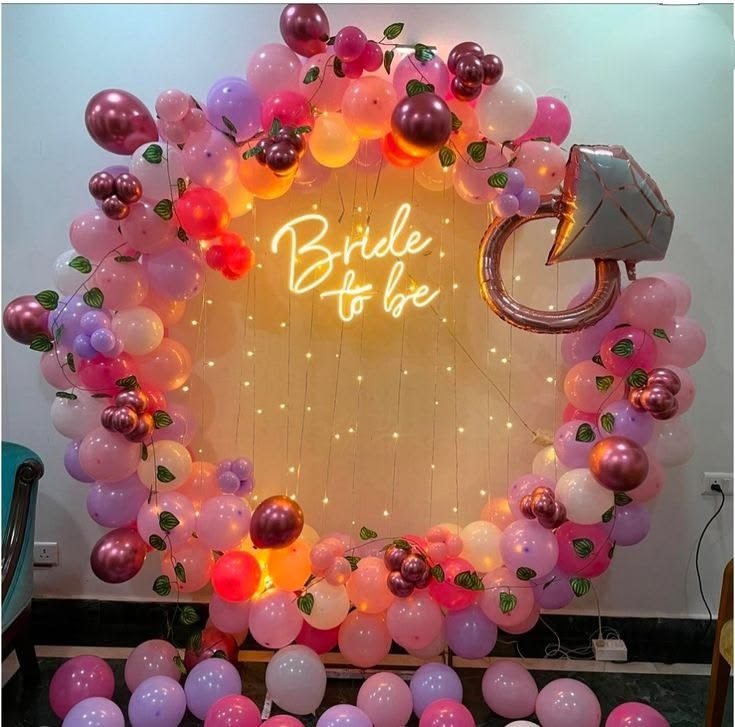 Bride to be ballons decoration  inspiration
